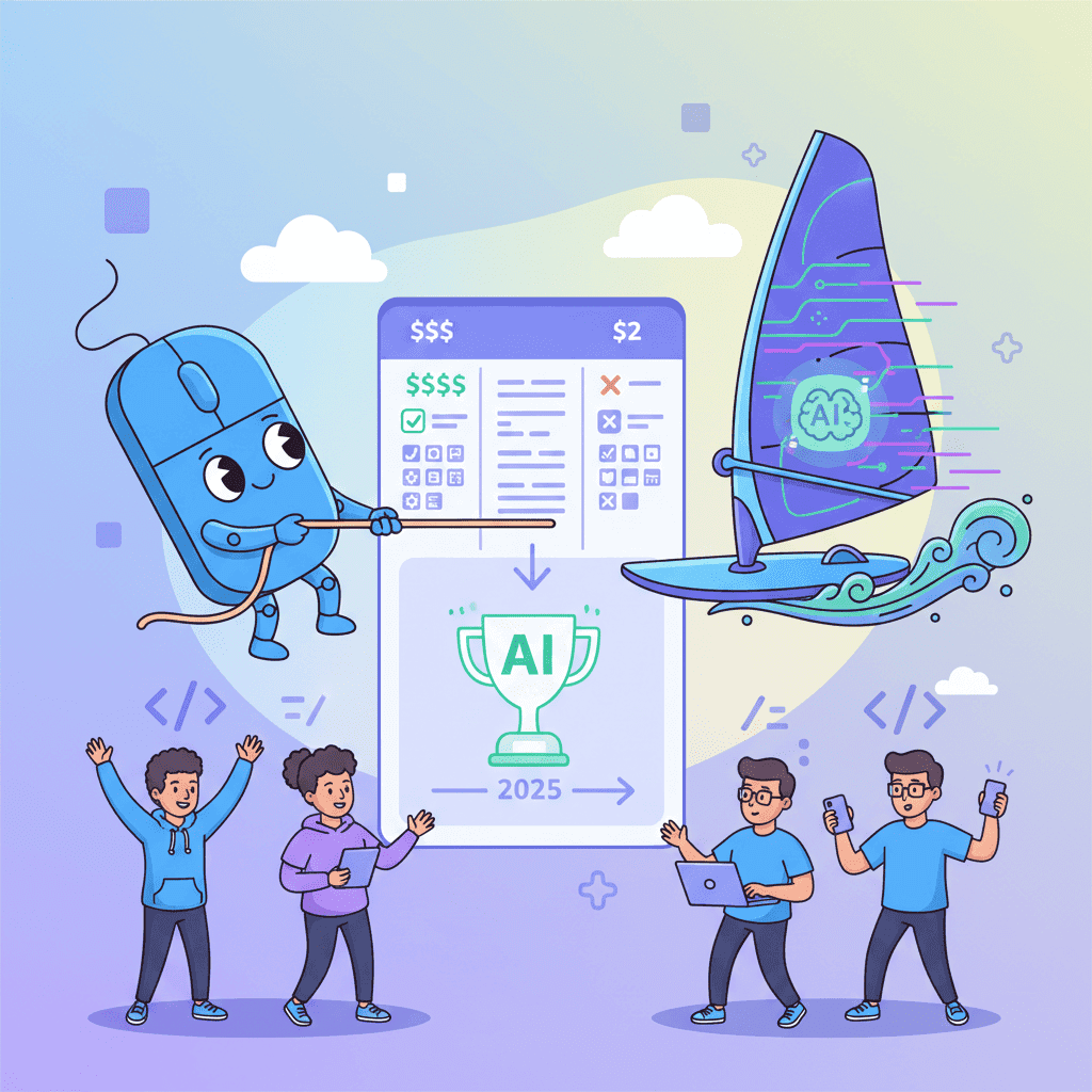 Cursor vs Windsurf in 2025: The Ultimate AI IDE Showdown - Featured Image