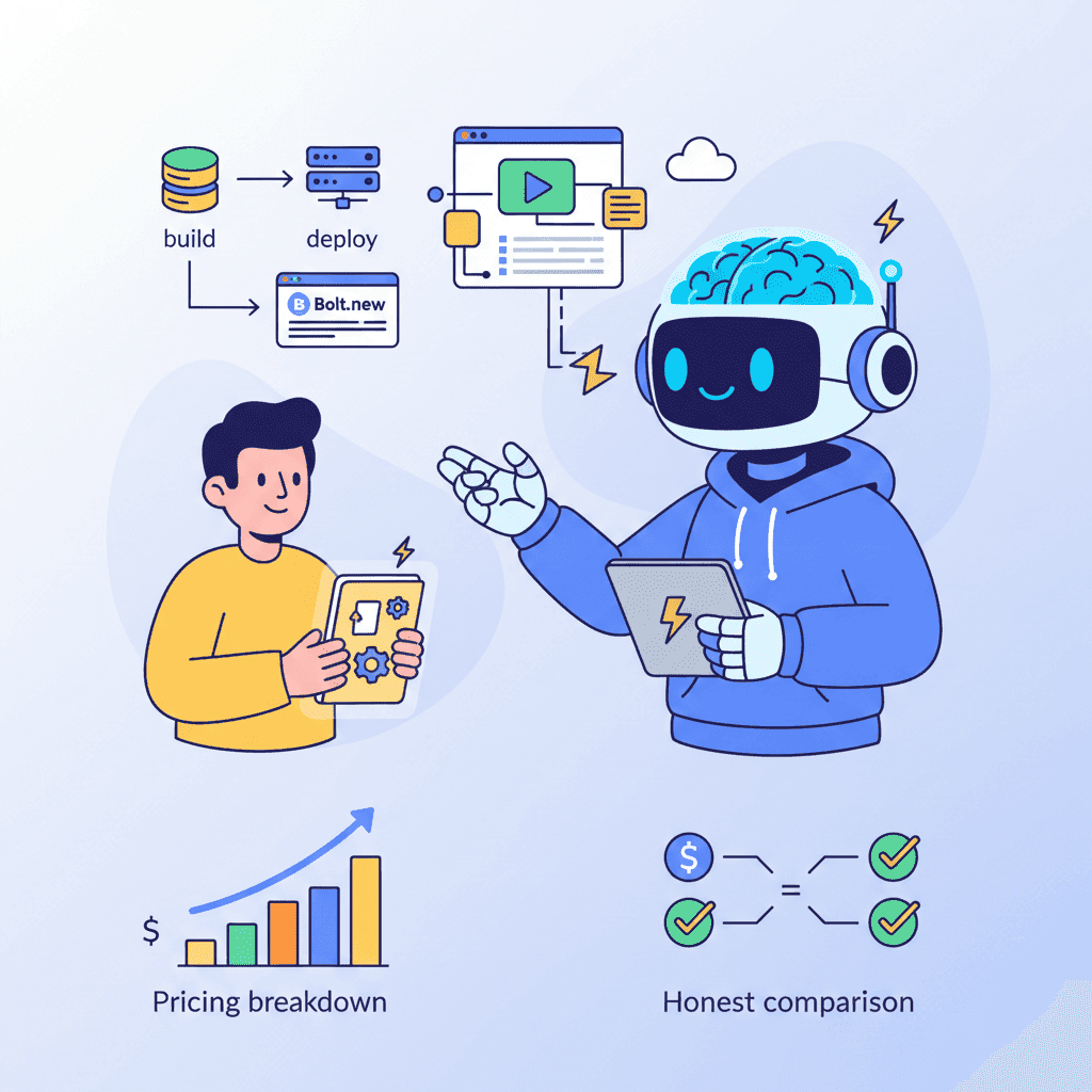 Bolt.new Tutorial: Build and Deploy React Apps in Minutes (2025 Guide) - Featured Image