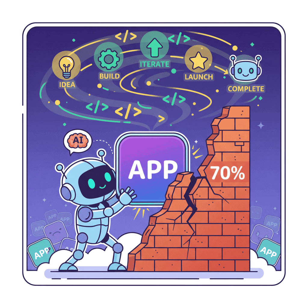 The 70% Wall: Why Your Vibe Project Is Stuck - Featured Image